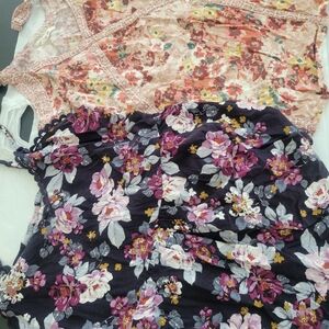 Floral Print Women's Tank Tops